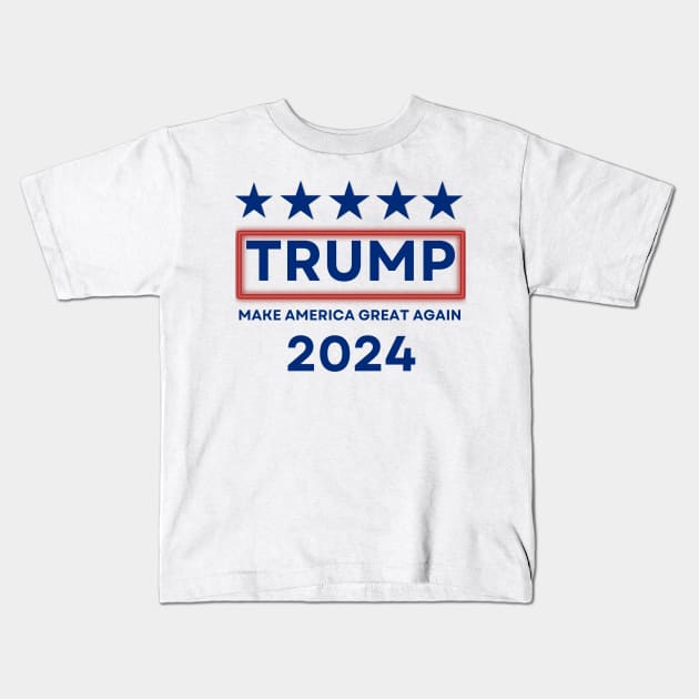 Trump make america great again 2024 Kids T-Shirt by Love My..